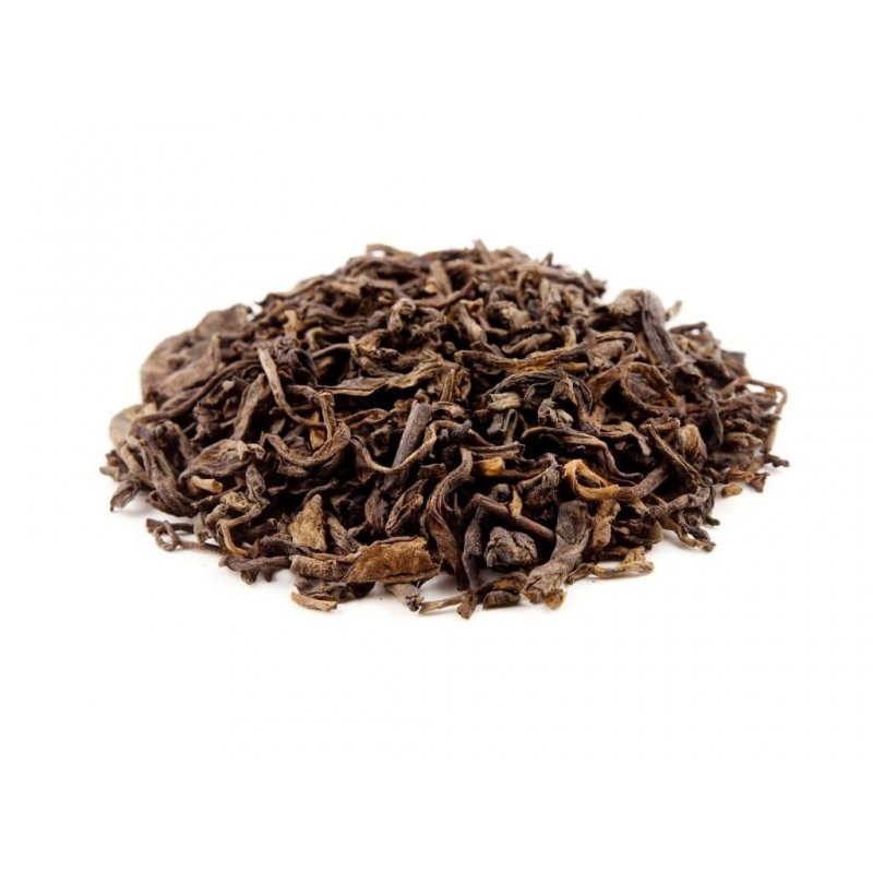Roter Tee Pu-Erh-Tee " post-fermentiert - Camellia sinensis)